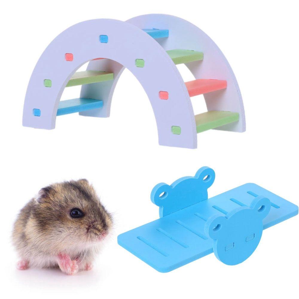 Лестничный домик для шиншиллы, сборка домика для хомяка, товары для животных, игрушка для питомца, игрушка для упражнений для хомяка