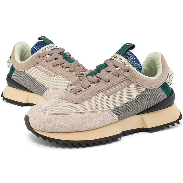 Kappa Fabric Suede Retro Comfortable Shock Absorbing Low Top Lifestyle Casual Shoes Unisex sneakers Atmospheric-Gray K0BZ5MM39-1117