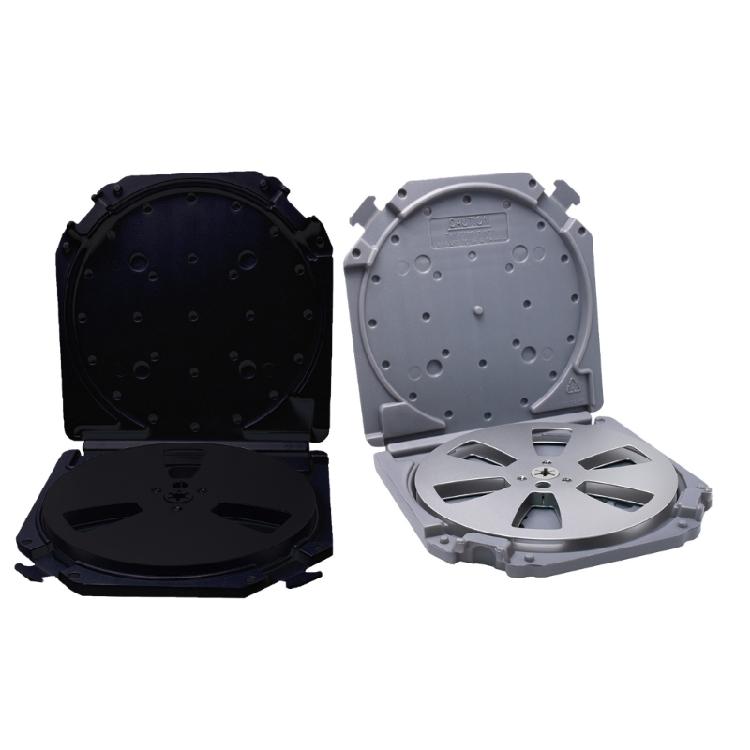 7inch Auditory Reel Box With Customizable Label System For Media Management Tape Holder Case