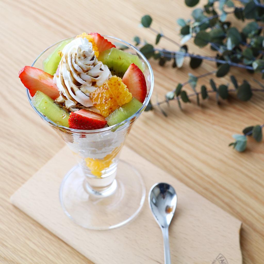 ADERIA Нарядный стакан для парфе Прозрачный 290 мл Набор из 6 штук Сделано в Японии Десертный контейнер для мороженого Чашка Стакан Стильный Мороженое Крем-сода на ножках Кофейня