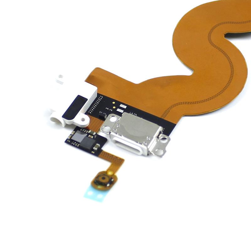 New Touch 5 USB Charger Charging Dock Port Audio Jack Headphone Flex For iPod Touch5 5th Gen Home Button Flex Cable Socket