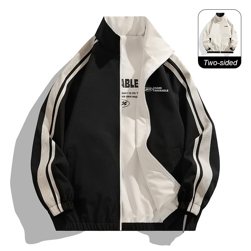 Унисекс Двусторонняя Куртка для Активного Отдыха с Ветрозащитными и Брызгозащитными Свойствами