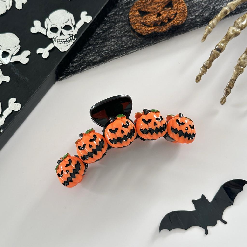 Halloween Pumpkin Claw Large Size Funny Hair Clip Festival Decoration Headpiece 1 Piece