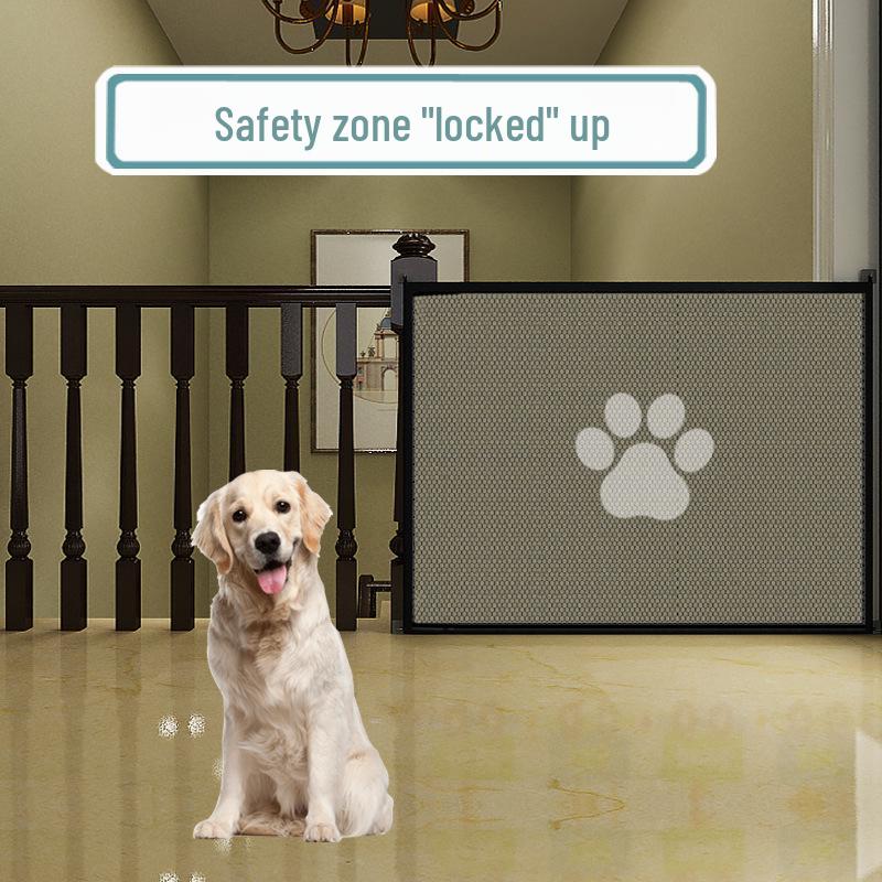 Изготовленный на заказ забор и дверь для собаки: Легкая сборка, Безопасная изоляционная сетка, Дверной барьер без сверления для домашних животных