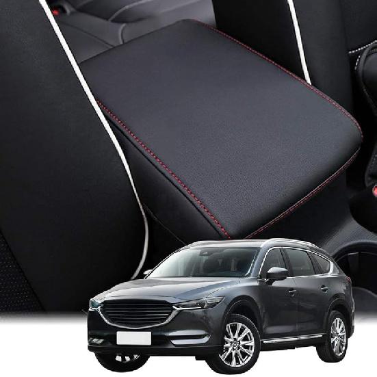 INTGET Для 2025 Mazda CX5/CX-5 Аксессуары Крышка центральной консоли Для Mazda CX5 2025 2024    2018   Кожаный автомобильный подлокотник Крышка бокса для подлокотника Сиденье для собаки