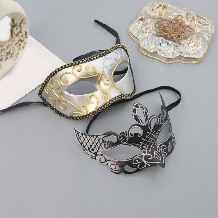 Маскарадная маска на пол-лица, Маскарадная маска для пары, Аксессуары для маскарадного костюма для женщин и мужчин, Маскарад, Хэллоуин, Выпускные вечера
