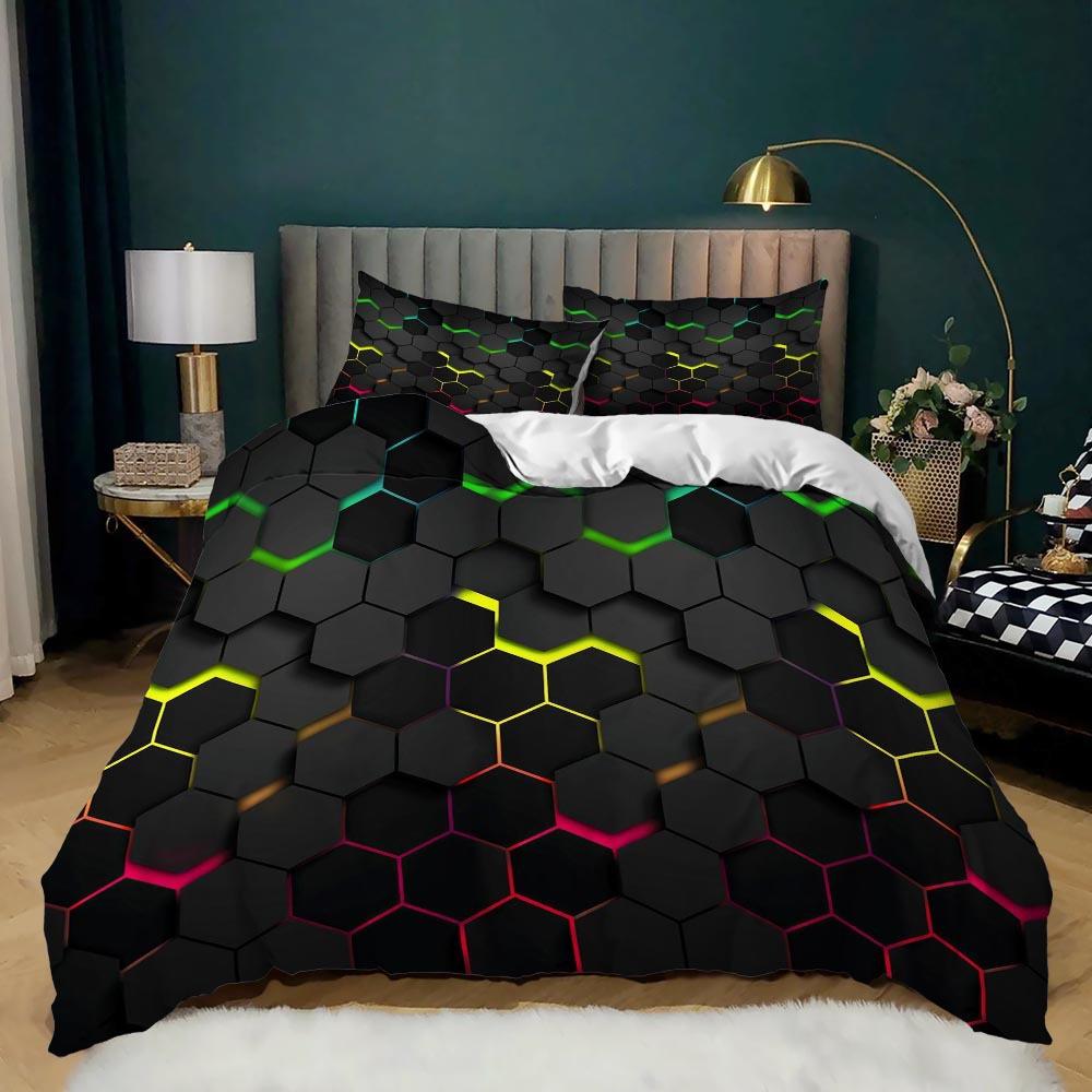 Lizard Print Three-Piece Fashion Kit Quilt Cover Bedding Factory Direct Sales