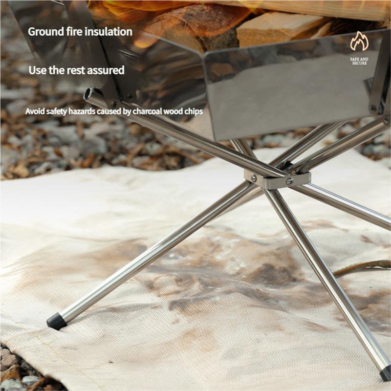 Fiberglass Fire Blanket Heat Resistant Outdoor Camping Mat Flame Retardant Safety Cover for BBQ Picnic Emergency Fire Protection