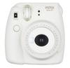Fujifilm Фотоаппарат мгновенной печати instax mini8 plus с объективом и оригинальным ремешком на руку ваниль INS MINI 8P VANILLA крупным планом