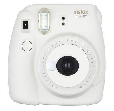 Фотоаппарат моментальной печати FUJIFILM Instax Mini8 Plus с объективом и оригинальным ремешком на руку Vanilla INS MINI 8P VANILLA Крупный план