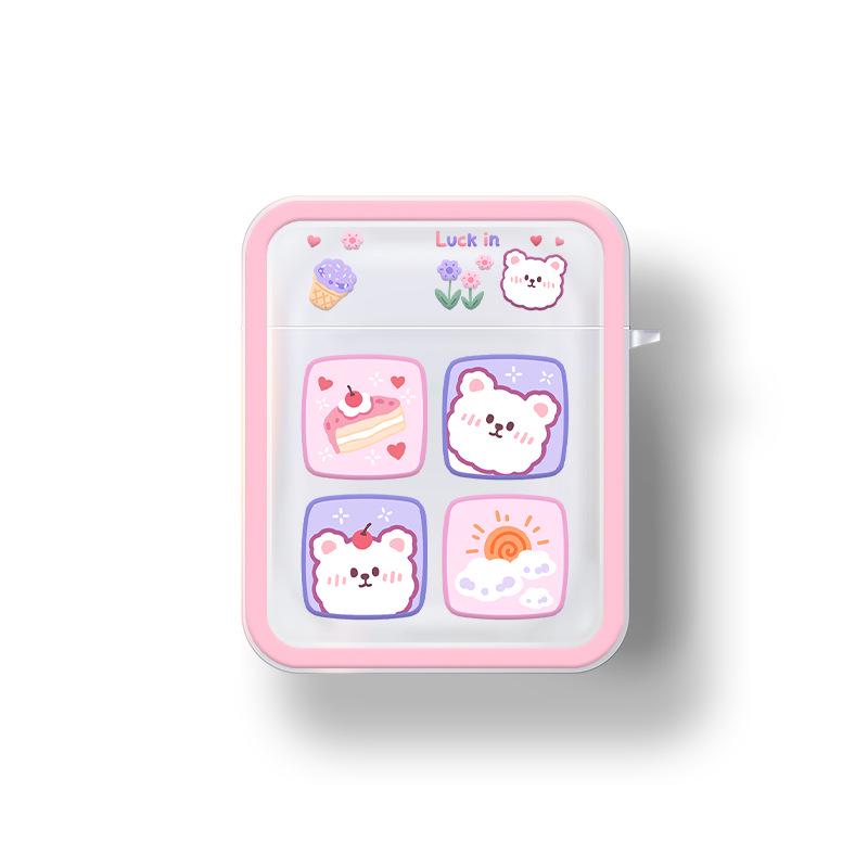 Силиконовый защитный чехол Zhitai с мультяшным принтом для Apple AirPods 3 и Pro.