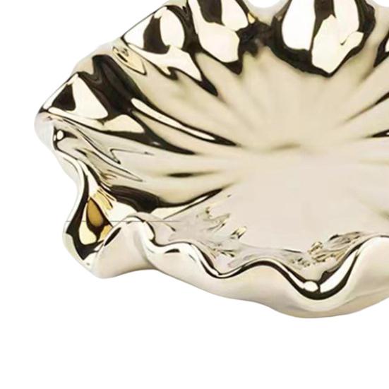 Мыльница Компактная, легко моющаяся Керамика в скандинавском стиле Мыльница в форме листа лотоса Полка для ежедневного использования