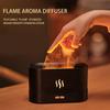 180ml USB Essential Oil Diffuser Simulation Flame Ultrasonic Humidifier Cool Mist Maker Fogger Led Essential Oil Flame Lamp Night Light