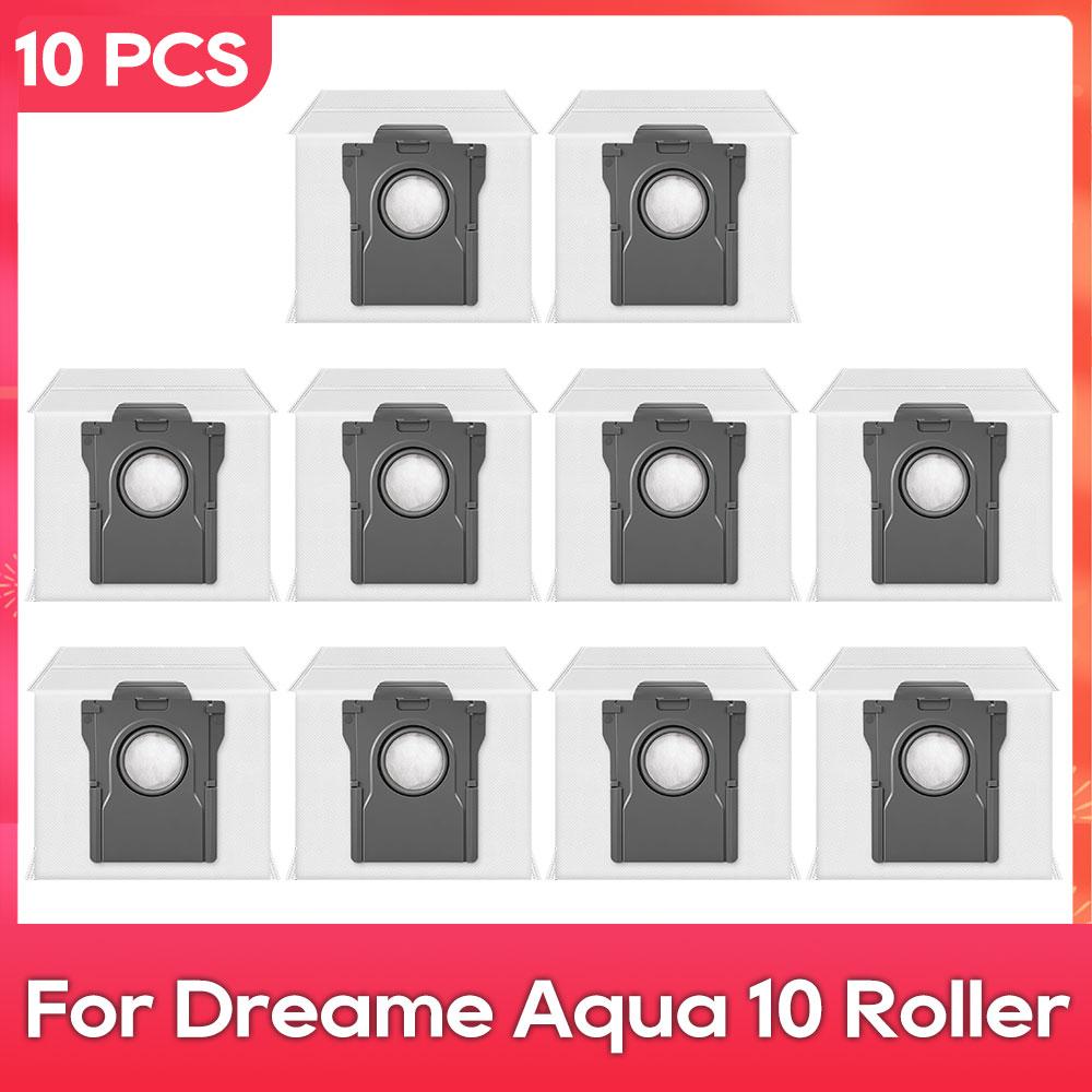 Подходит для ( Dreame Aqua 10 Ultra Ролик в сборе, Aqua 10 Ultra Гусеница ) Комплектующие и принадлежности: Основная боковая щетка, Фильтр, Швабра, Пылесборник