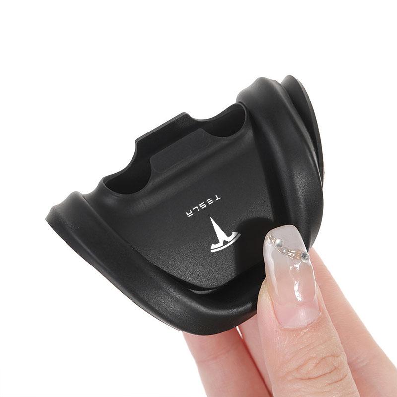 4 шт./компл. Накладки-ограничители двери автомобиля, Защитные накладки замка двери, Стайлинг для Tesla Model S Model X Model Y Cybertruck Model 3 Model Y