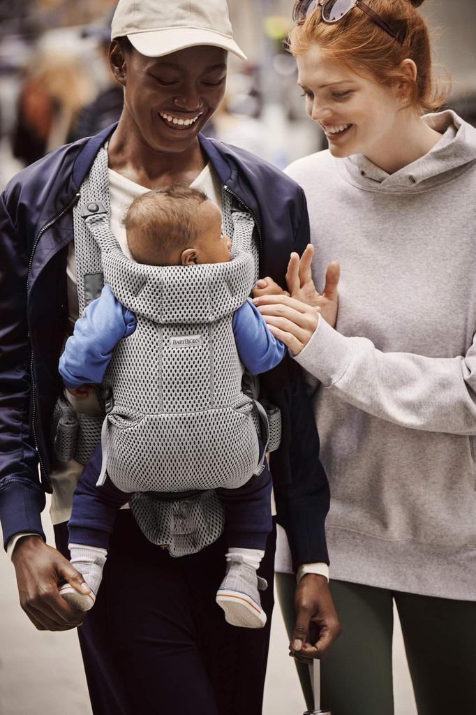 Baby Carrier Move Airy Mesh Gray Months and Japan Product BabyBjörn (0 Up) [Authentic Warranty]