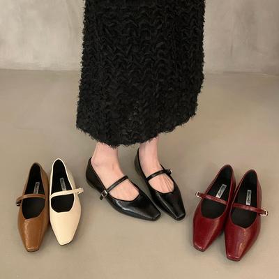 Мода Bailamos 2025 Весенняя мода Женские балетки Женские шлепанцы Повседневная мягкая модельная обувь Женские слипоны Женские неглубокие балетки M