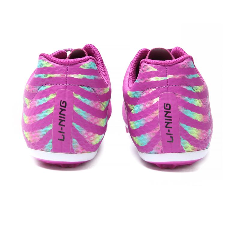 Кроссовки Li Ning Track Sprint Spikes нескользящие износостойкие дышащие низкие кроссовки унисекс фиолетовые LJJO114-4