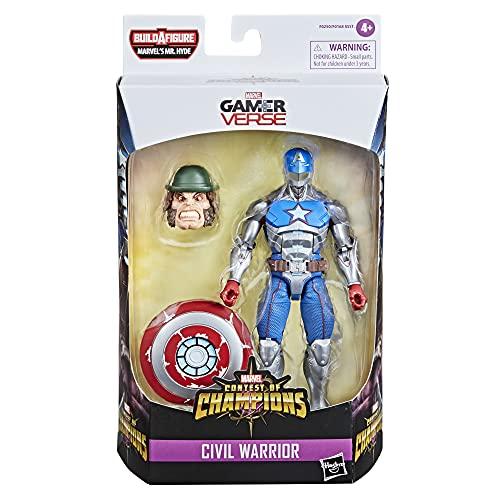 Hasbro Marvel Legends Series Gamerverse - Contest of Champions Civil Warrior 6-дюймовая фигурка F0250, Оригинал, с деталями для сборки фигурки