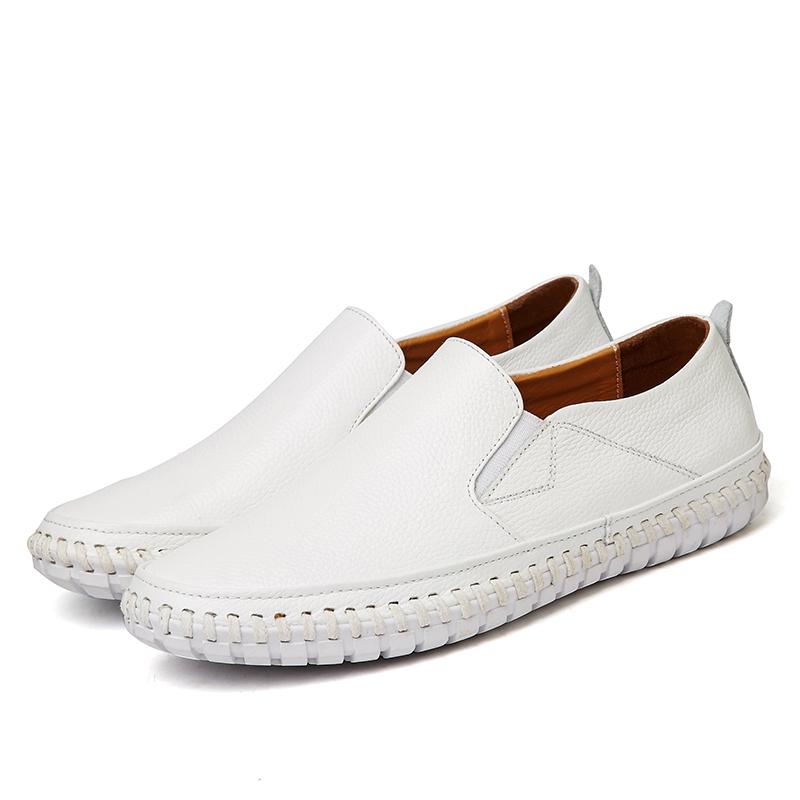 Модные Новые Мужские Лоферы Мягкие Мокасины Модные Мягкие Весенне-Осенние Кожаные Туфли На Все Случаи Жизни Мужские Теплые Балетки Обувь для Ходьбы Большой Размер 50