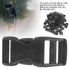 40 Pcs 17mm Side Release Buckles Plastic Flat Buckles Durable Mini Buckles  Pet Belt