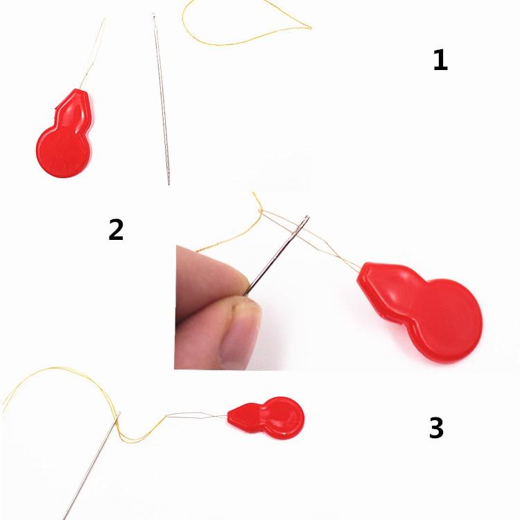 5 шт. пластиковый нитевдеватель, легкий инструмент для шитья, вышивки крестом, автоматический игольный инструмент