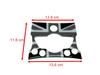 Black Union Jack Soft Interior Dashboard Control Switch Panel Sticker for Cooper MK2 R56 07-08 (Pre-refurbished)