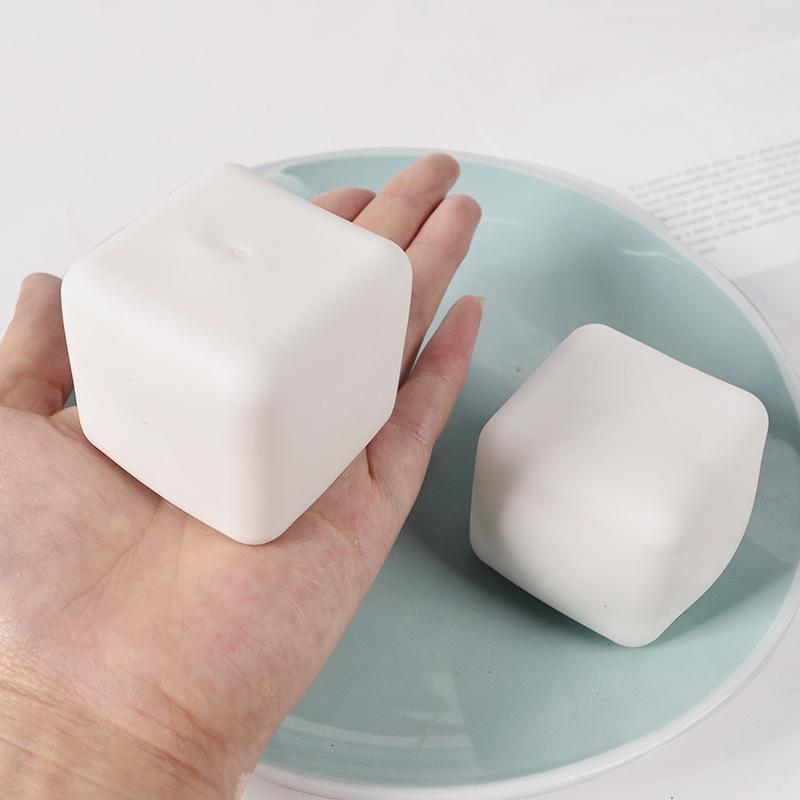 Cute Tofu Stress Balls Sensory Toys Stress Relief Fidget Toys squishy Dough Ball Gifts for Adults Children Best Christmas Gift