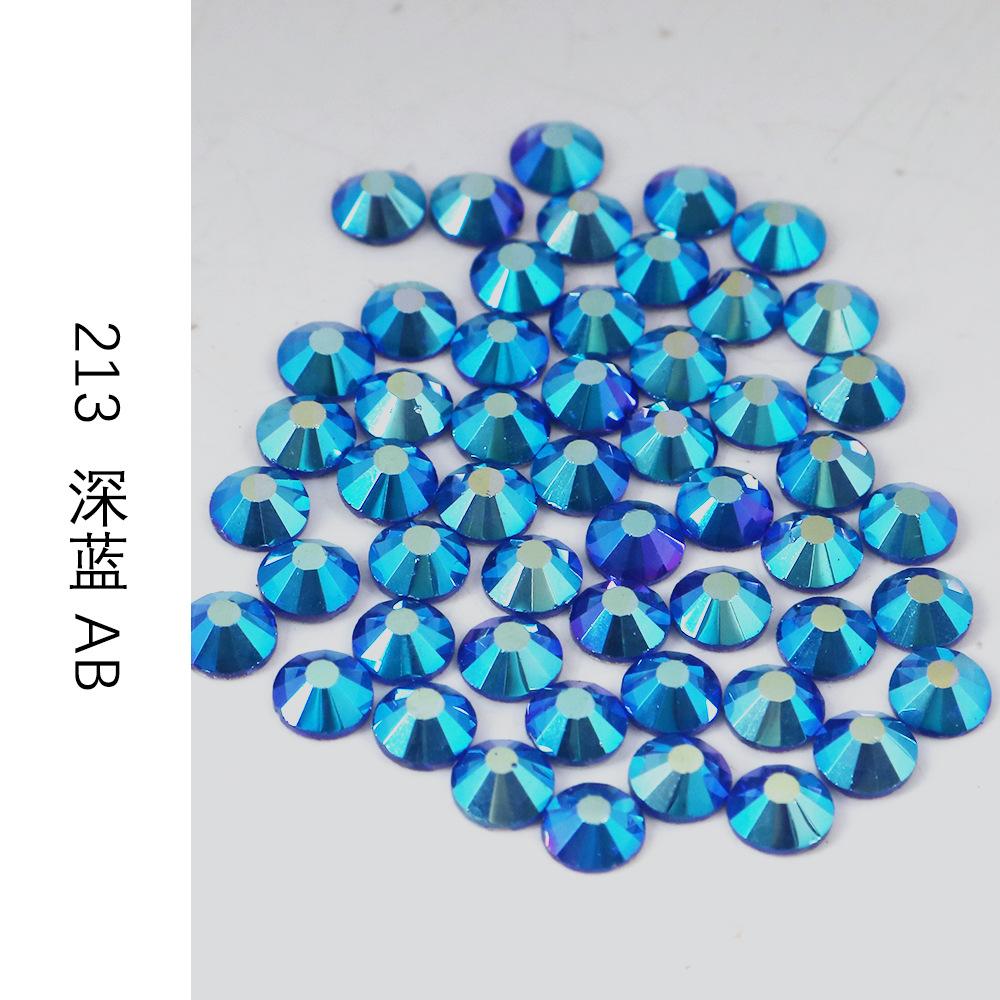Ss3-Ss30 Разноцветные Стразы AB Стекло Плоское Дно Стразы-Бриллианты Кристалл Цветные Круглые DIY Наклейки для Маникюра Бриллиант