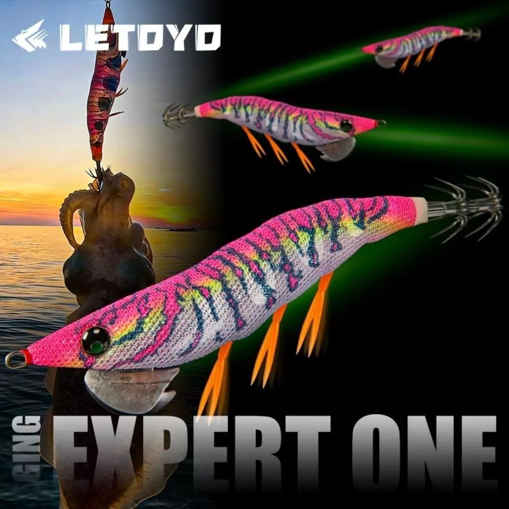 135mm Length Squid Jig Lure 18.5g Weight Artificial Squid Lure Sea Fishing Lure For Octopus