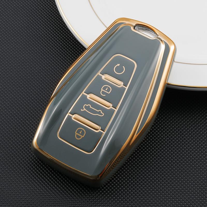 TPU Car Key Cover Case for Geely Emgrand Global Kulrey Hawk GX7 Okavango NL3 SUV GT GC9 Coolray X6 X7 EX7 Geometry C