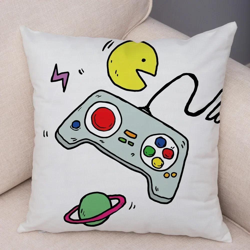 Game Room Decoration  Player Dazzle Handle Series Pillowcase Home  Boys  Bedroom  Cushion Cover Multiple sizes available