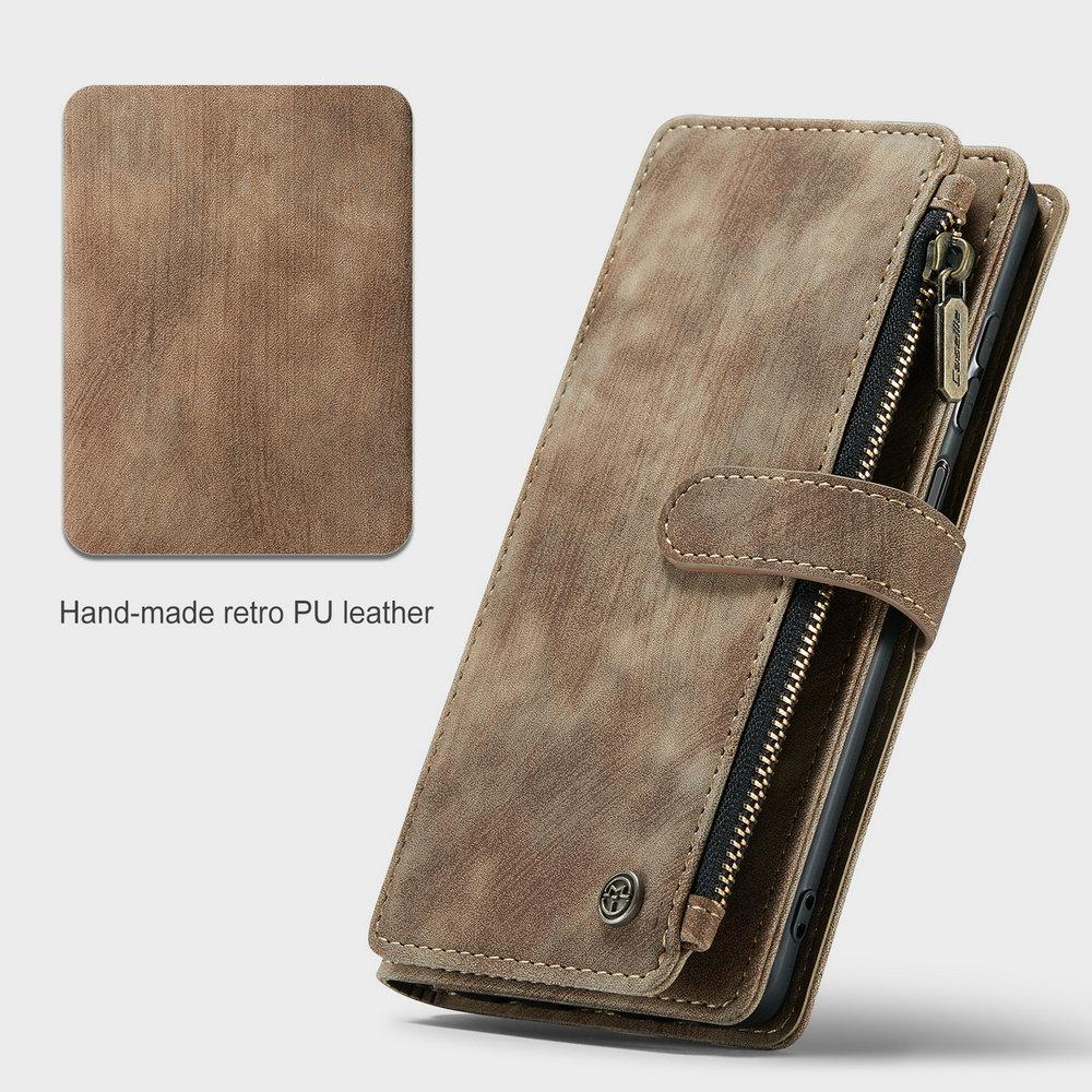 Top Seller 2022 for VIVO X80 Pro Zipper Mobile Case With Smart Wireless Cards Slots Magnetic Cover for VIVO X8 Pro X70 X60 Pro