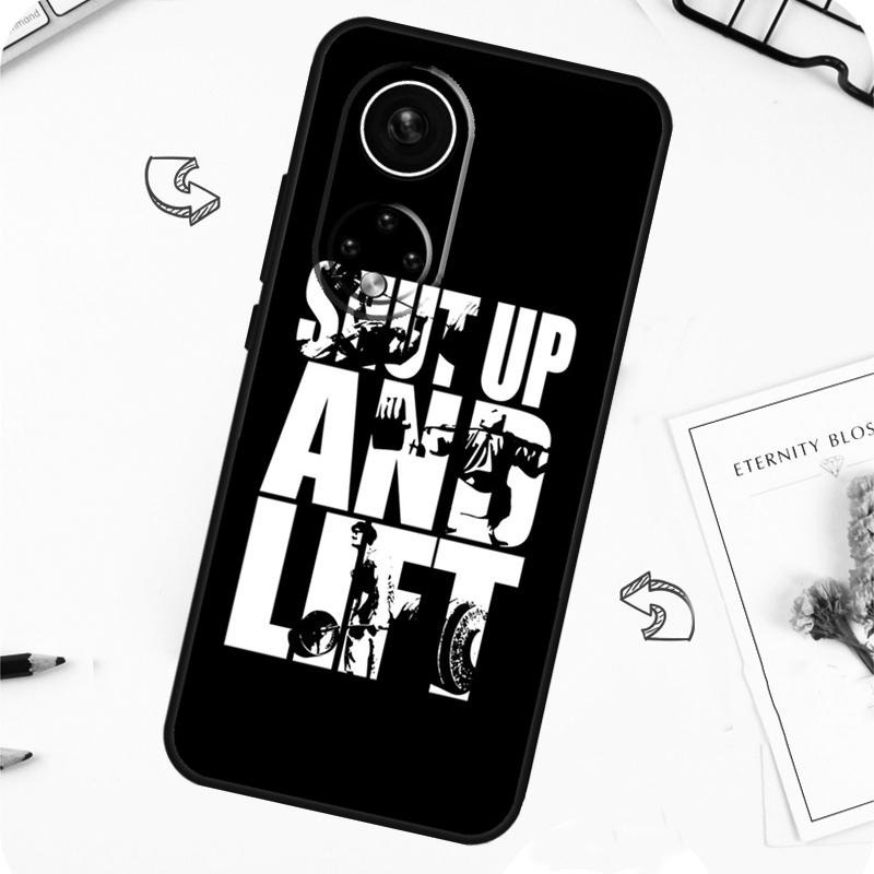 Чехол для бодибилдинга, спортзала и фитнеса для Huawei P30 P20 P40 Lite P50 Pro P Smart 2021 Nova 5T Honor X8 X9 50 70 80