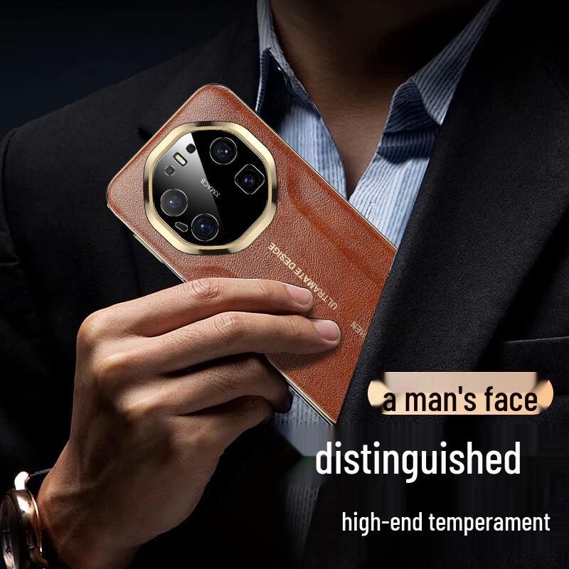Porsche Oil Wax Leather Phone Case for Huawei Mate 80 RS Ultimate