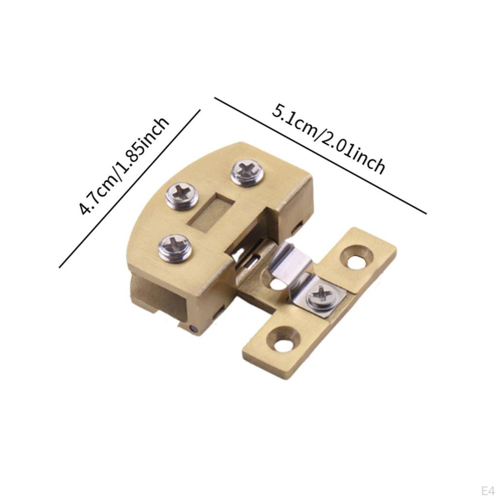 2 шт. петли для стеклянной двери шкафа, запасная часть, боковые петли 90° для шкафов для домашних животных