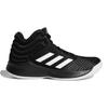 adidas Pro Spark 2018 Дышащие Полувысокие Детские Баскетбольные Кроссовки Детские Кроссовки Черные Белые Серые AH2644