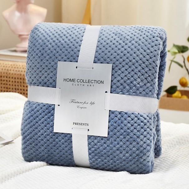 Thickened Ipil Coral Fleece Flannel Blanket for Napping and Air Conditioning