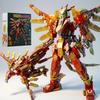 2in1 Transformable Robot Building Blocks Mythical Vermilion Bird Mecha Warrior Construction Animal Bricks Christmas Gift for Boy