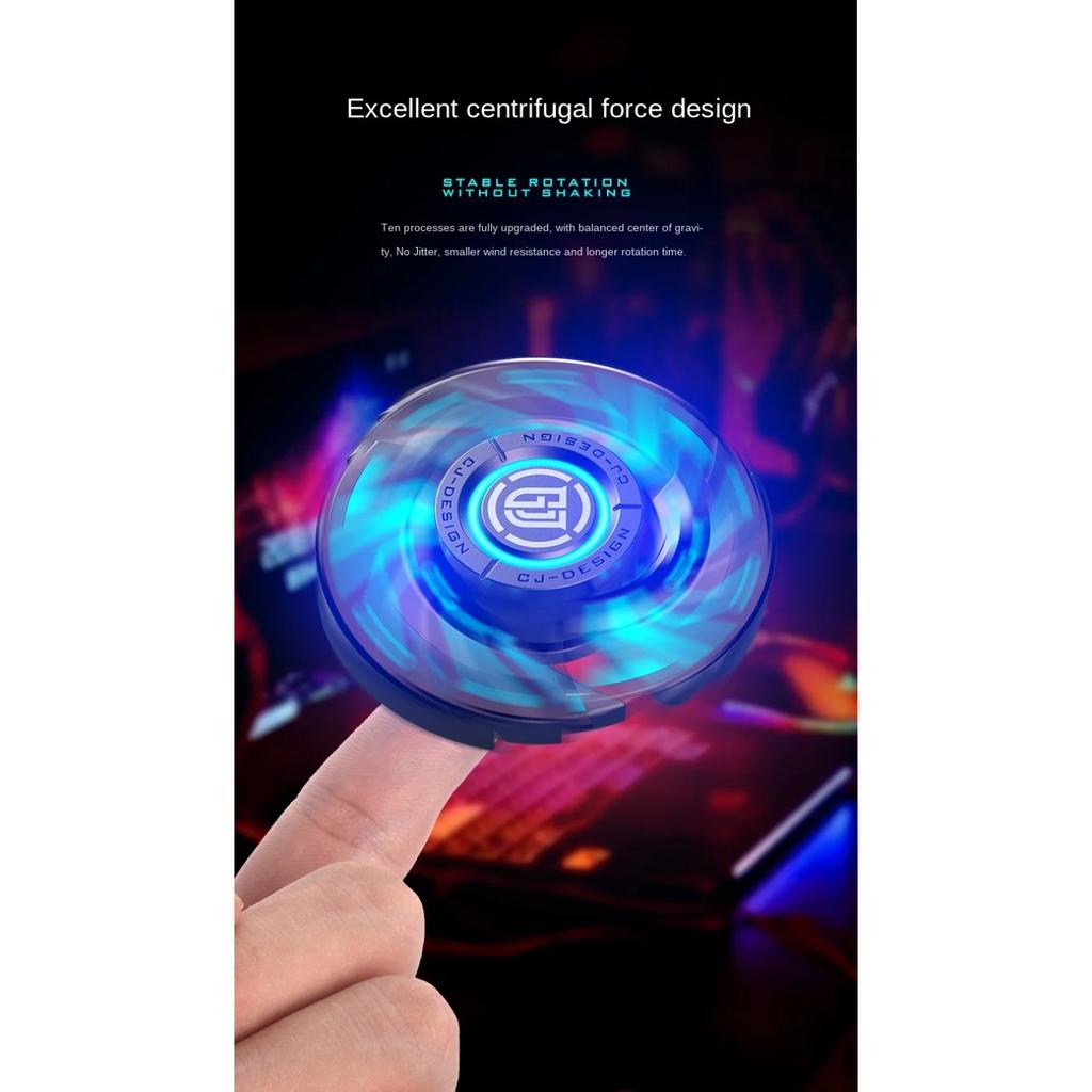 Сплав металла Fidget Spinner светящийся вращающийся наконечник волчок антистрессовые игрушки для снятия стресса игрушки для снятия стресса тревожность дети