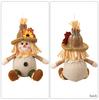 Thanksgiving Scarecrow Doll Decor Autumn Harvest Season Fall Plush Ornaments Halloween Decoration For Garden Farmhouse Party 1PC