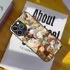 Cartoon Yoshitomo Nara Phone Case Glass Cover For IPhone 17 15 Pro Max 14 Pro 16 12 11 13 Mini X XR XS 8 7 Plus SE