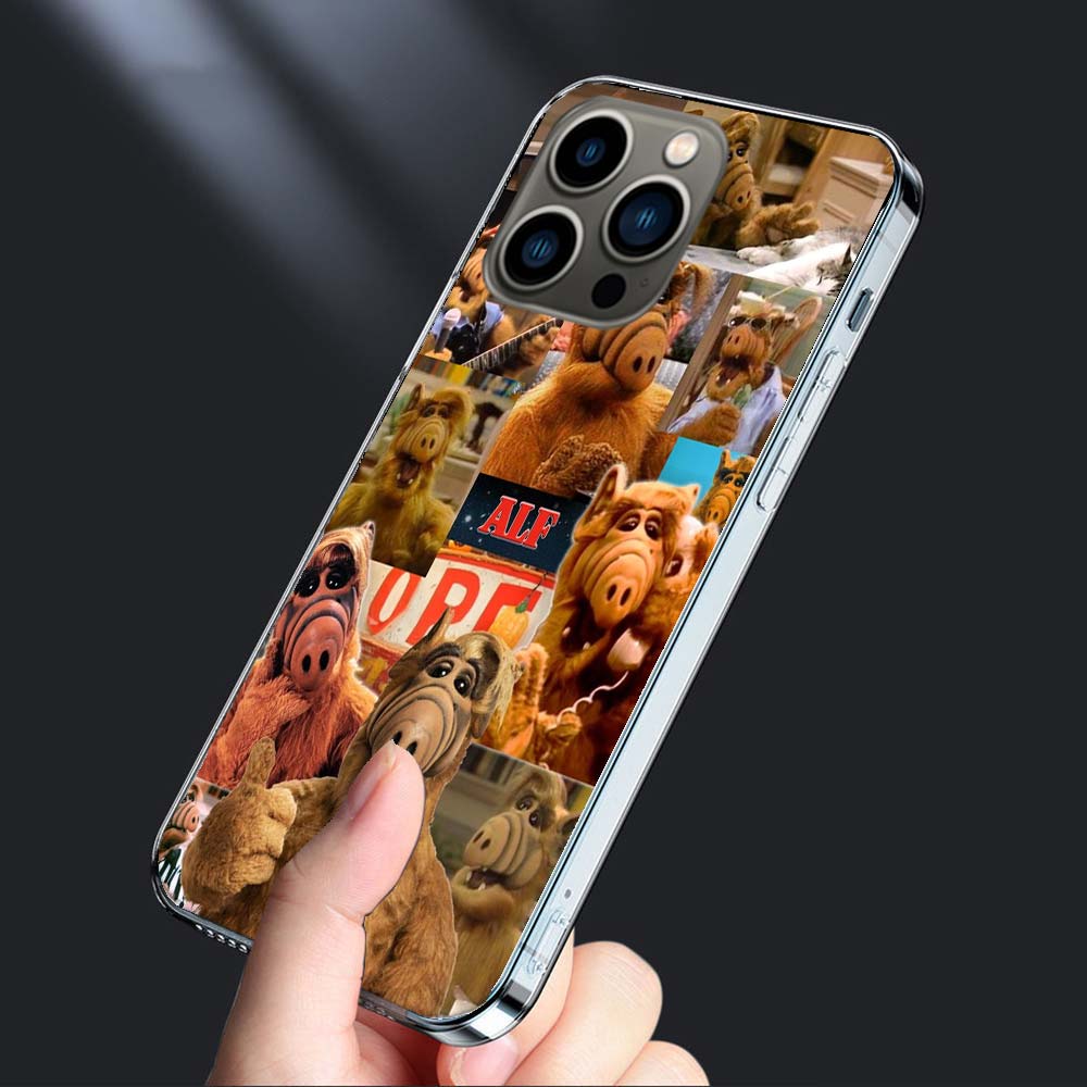 Чехол для телефона из сериала Альф для iPhone 16E 15 Pro 14 Plus 17E 16 17 Pro Max Air 11 12 13 Mini Ударопрочный Capa Милый Чехол TPU Cle