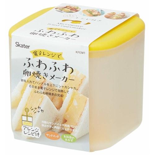 Skater Microwave Cooker Fluffy Tamagoyaki Maker Tamagoyaki Made In Japan 800ml KFEM1