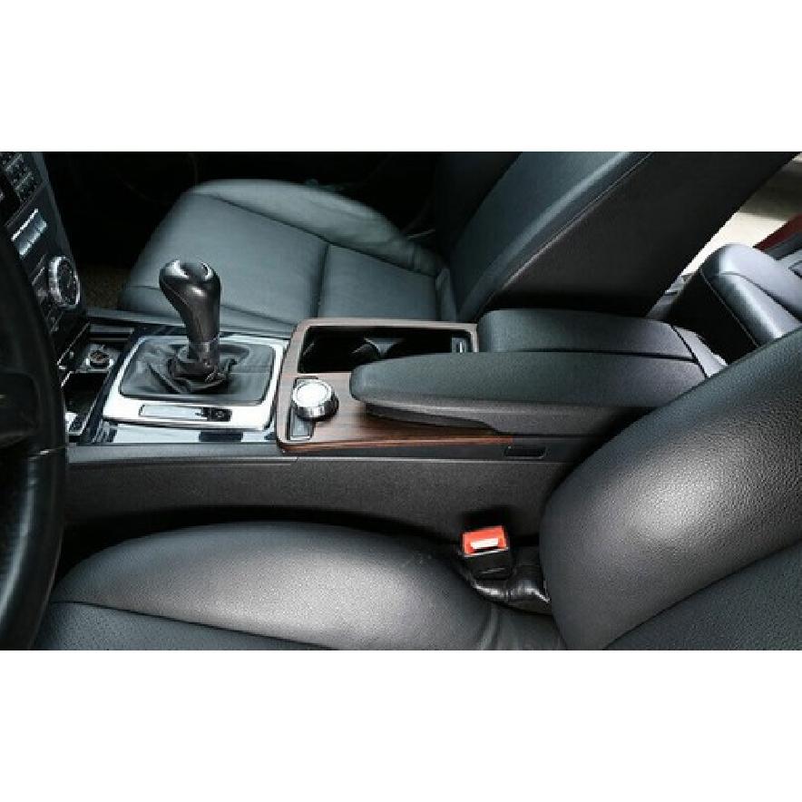 For Benz W204 C-Class 2008-2014 Wood Grain Inner Gear Shift Box Panel Cover Trim