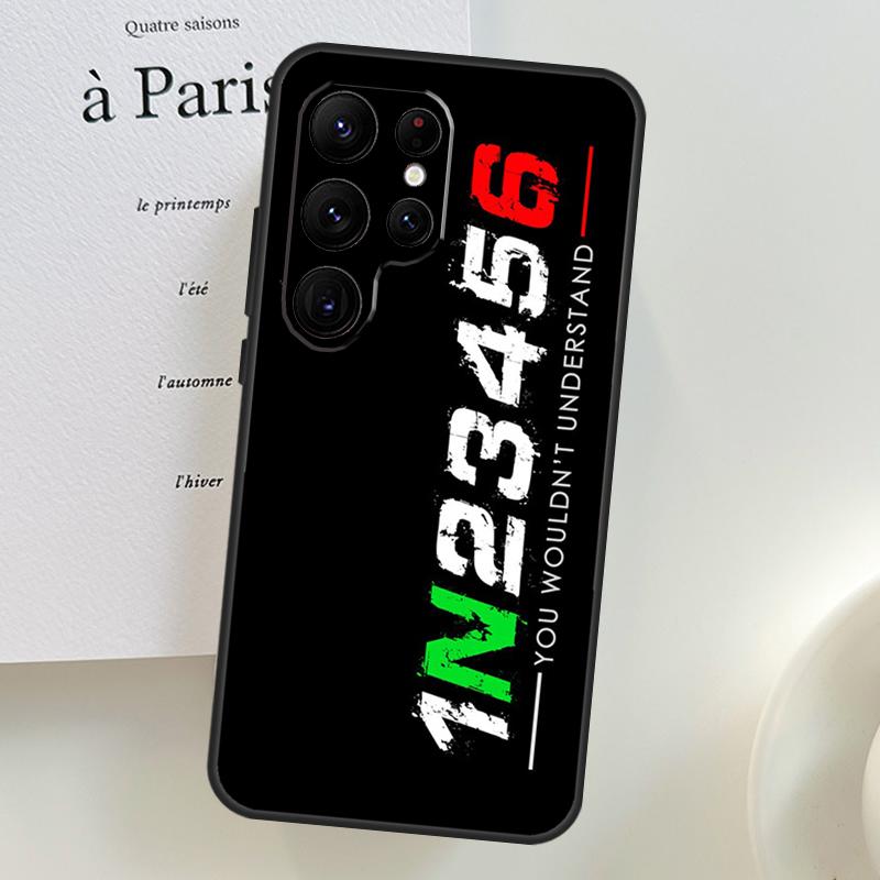 1N23456 Motorcycle Phone Case For Samsung Galaxy S24 S25 Ultra S9 S10 S20 S21 S22 S23 Plus S24 FE Cover Shell