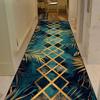 Green Plant Pattern Long Corridor Carpet Living Room Light Luxury Rug Home Hall Runner Carpet Non-slip Doorway Hallway Floor Mat