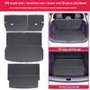For Leapmoto C10 C16 C11 B10 B01 Lafa 5 Car Rear Trunk Liner Cargo Boot  Mat TPE Trunk Mat Floor Tray Rear Seat Backrest Pad