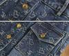 Юбка из жаккардового денима для женщин: Весна/Лето 2024 Повседневный Дизайн Разрезов