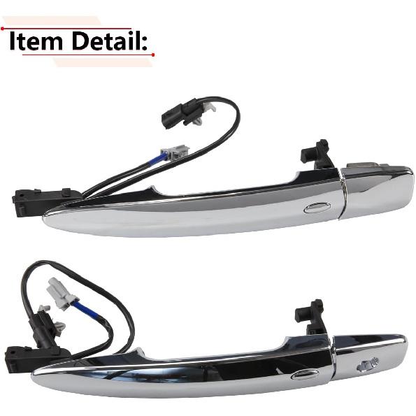 RLB-HILON Exterior Door Handle Compatible With Nissan Sentra 2013-2018 | For Nissan Murano Maxima 2009-2014 | For Nissan Leaf 2011-2017 Year